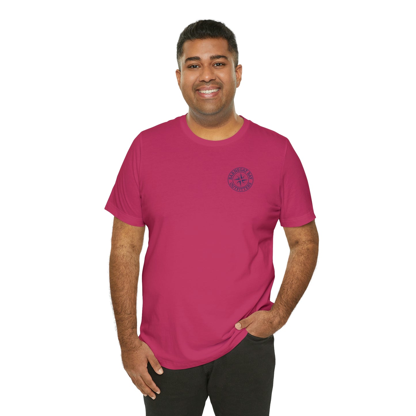 Barnegat Bay Map Soft Cotton T-Shirt