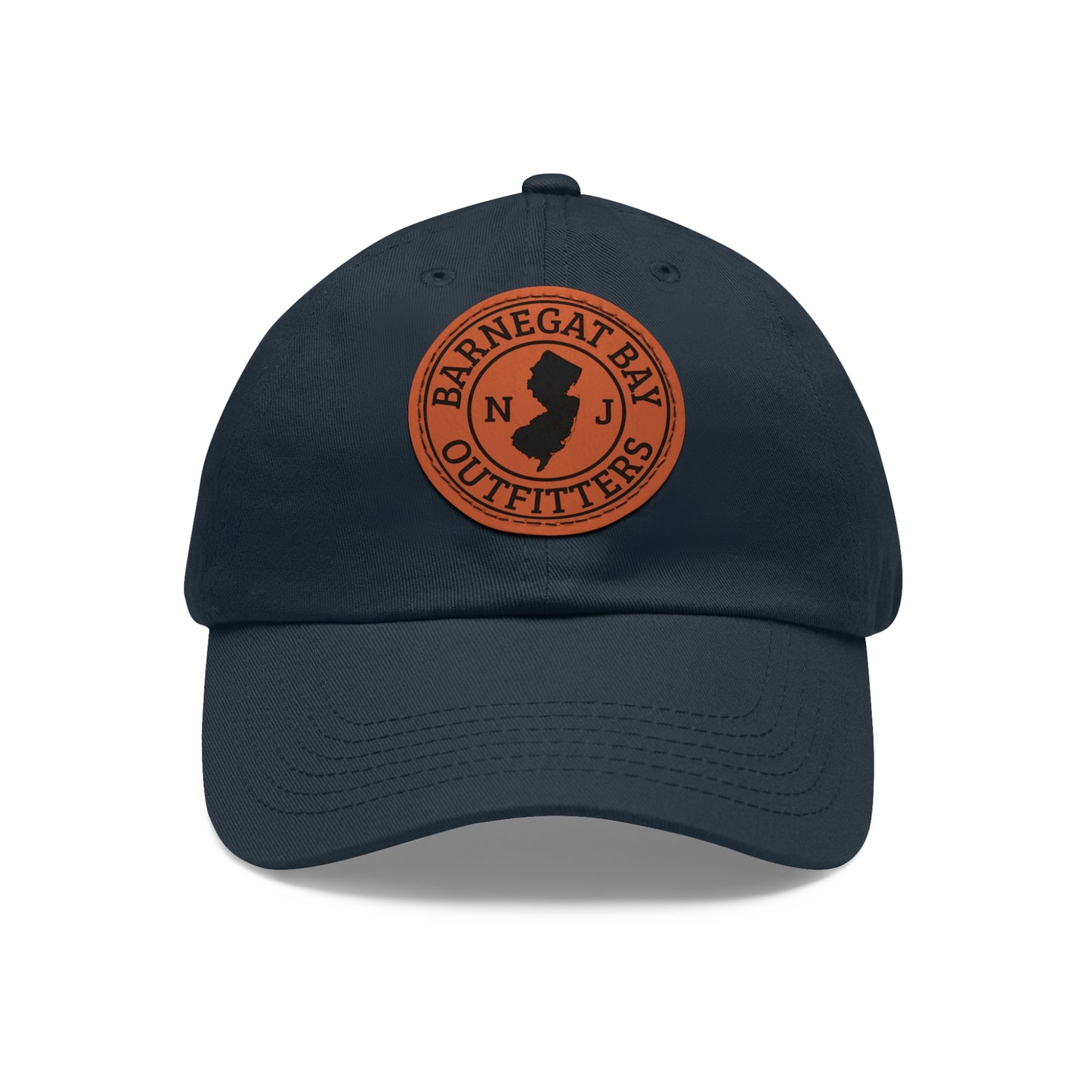 Barnegat Bay Outfitters Round Leather Patch Hat