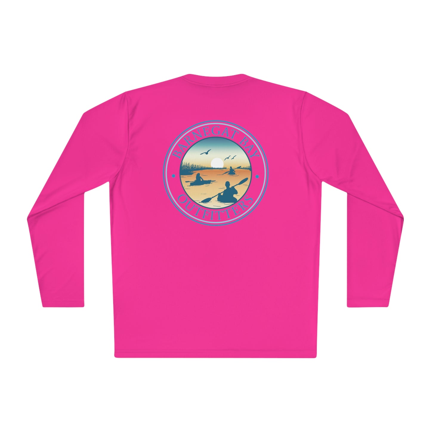 UPF40+ Kayak Scene Logo Unisex Performance Long Sleeve Tee