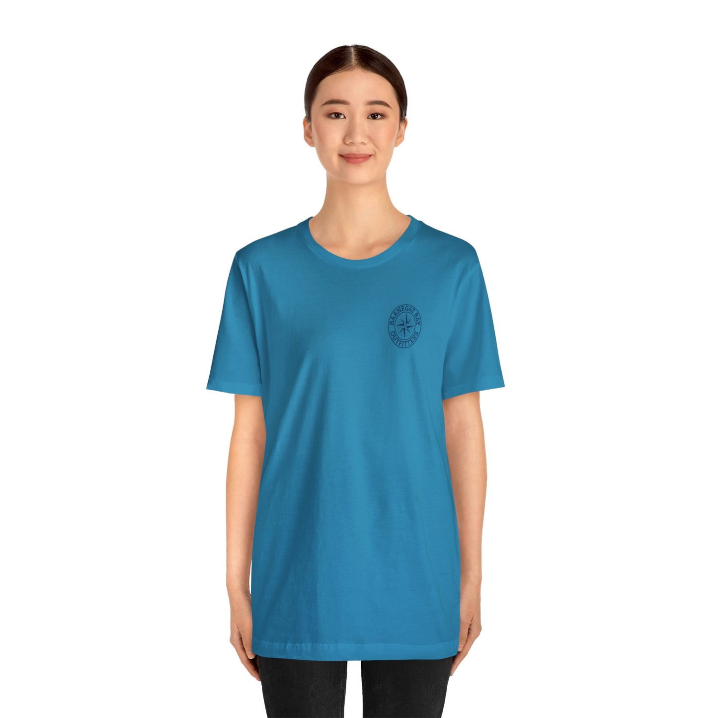 Barnegat Bay Map Soft Cotton T-Shirt