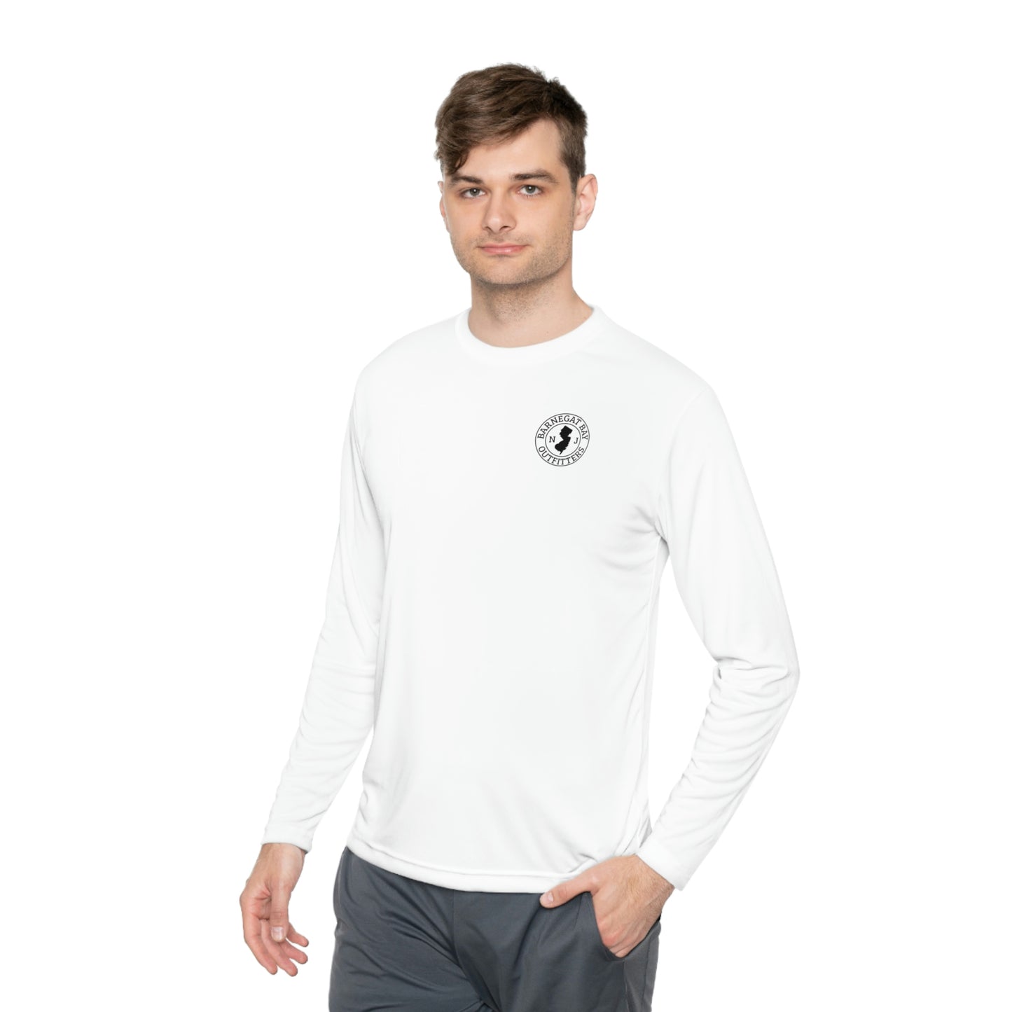 UPF40+ Old Barney Logo Unisex Performance Long Sleeve Tee