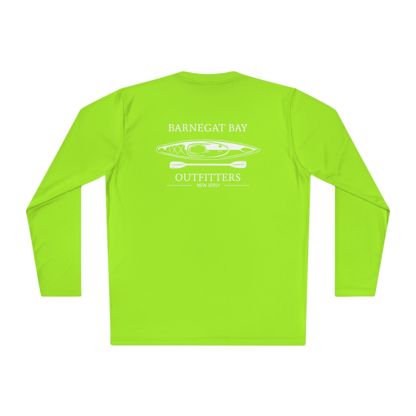 UPF40+ Kayak White Logo Unisex Performance Long Sleeve Tee