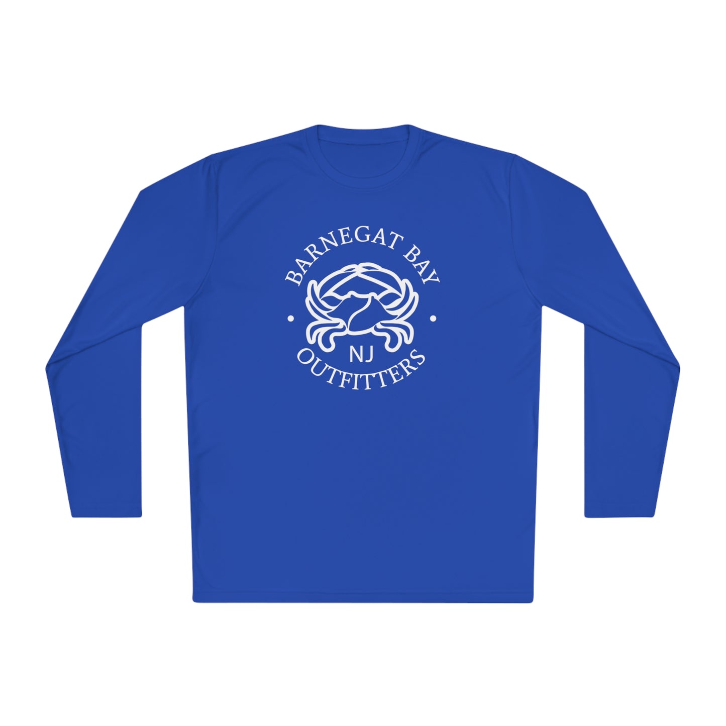 UPF40+ Crab Front Logo Unisex Performance Long Sleeve Tee