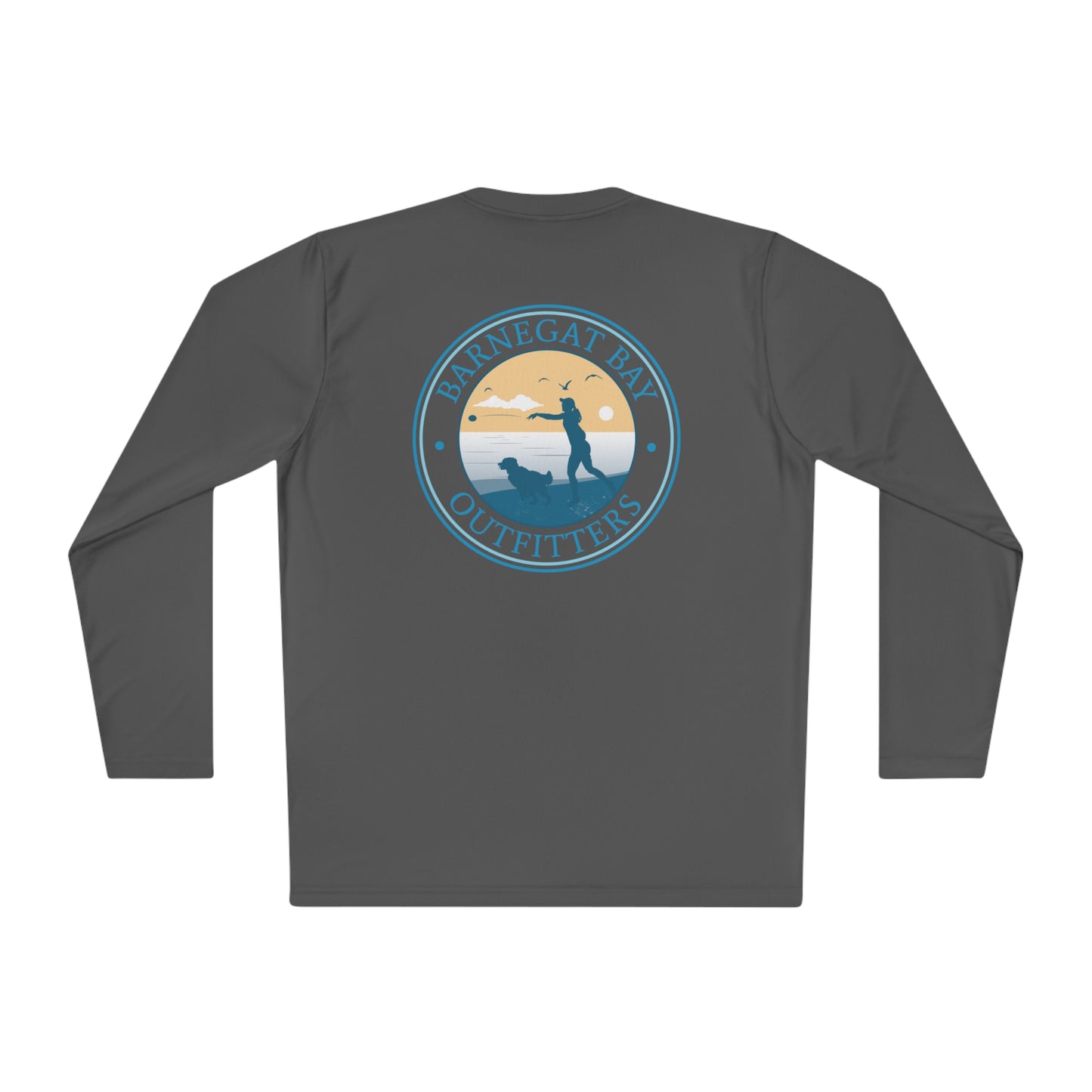 UPF40+ Fetch Scene Logo Unisex Performance Long Sleeve Tee