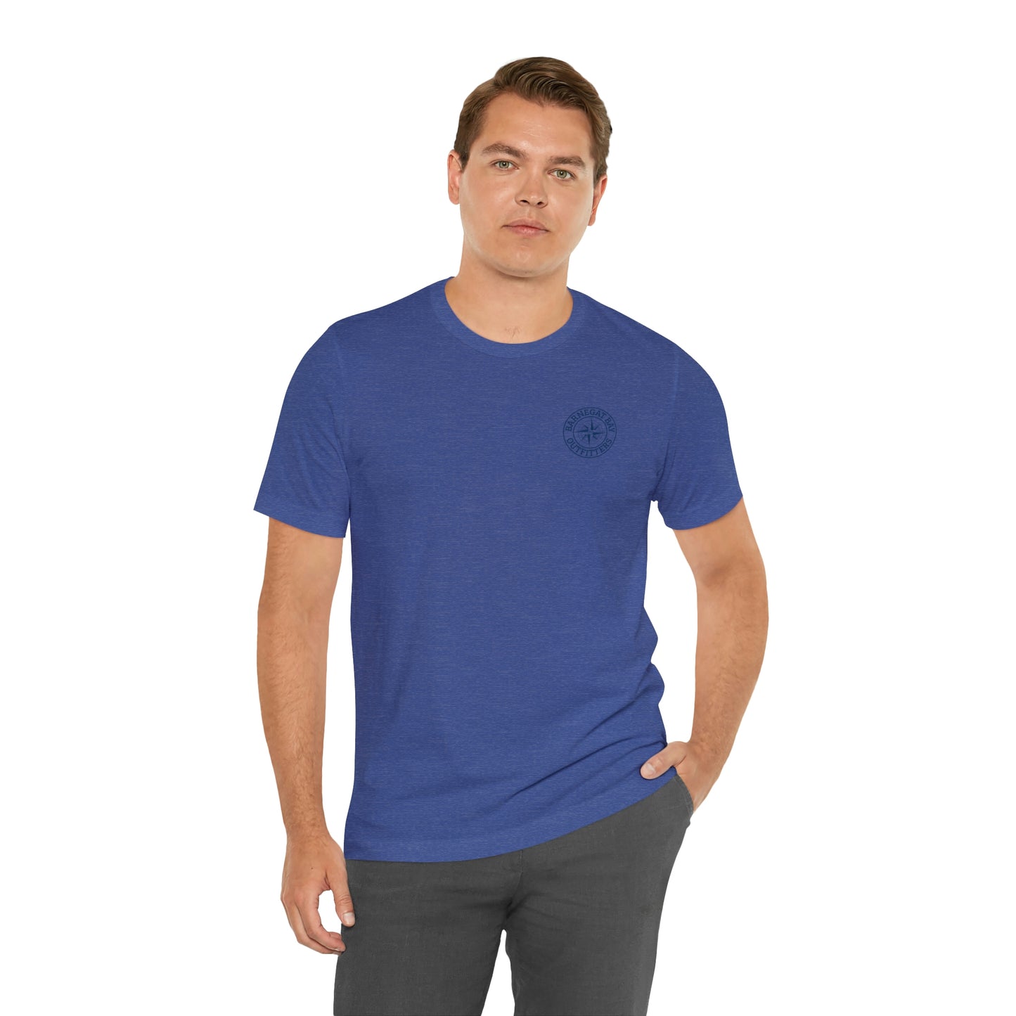 Barnegat Bay Map Soft Cotton T-Shirt