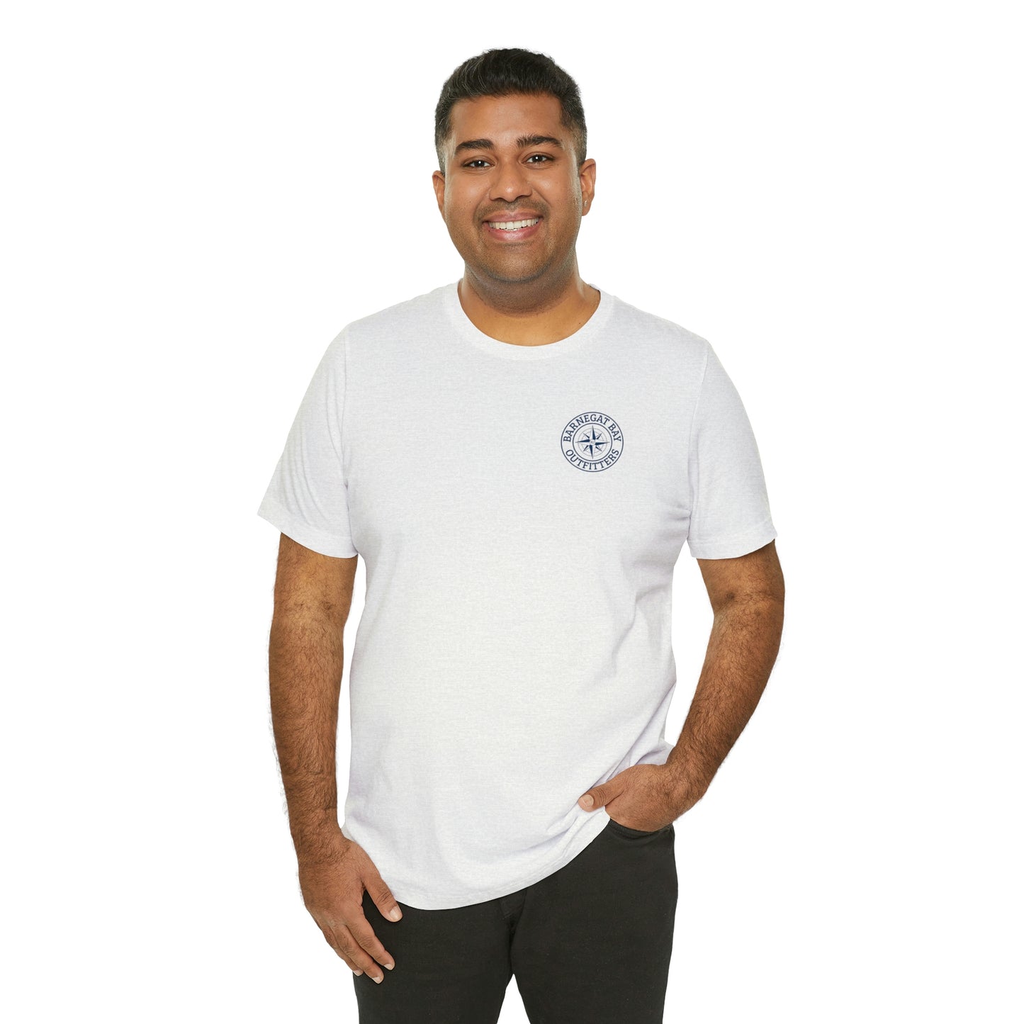 Barnegat Bay Map Soft Cotton T-Shirt