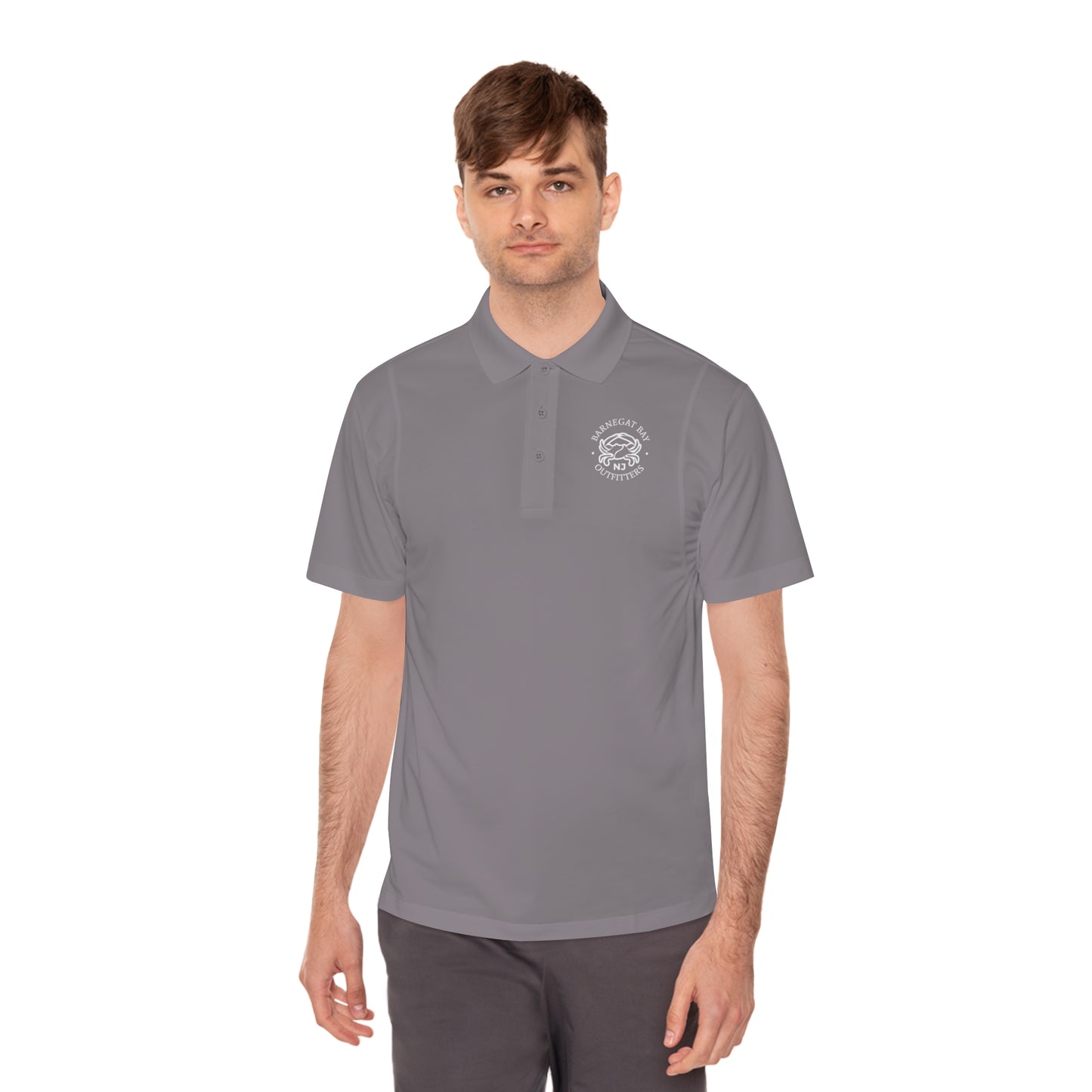 Crab NJ Logo Sport Polo Shirt