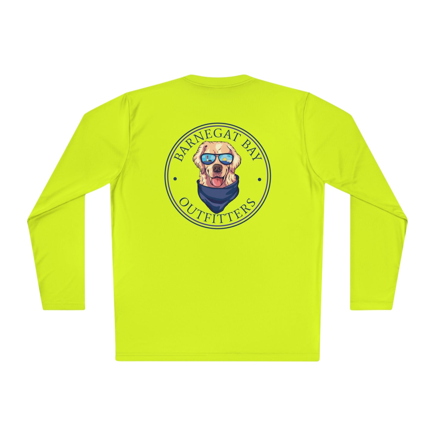 UPF40+ Golden Logo Unisex Performance Long Sleeve Tee