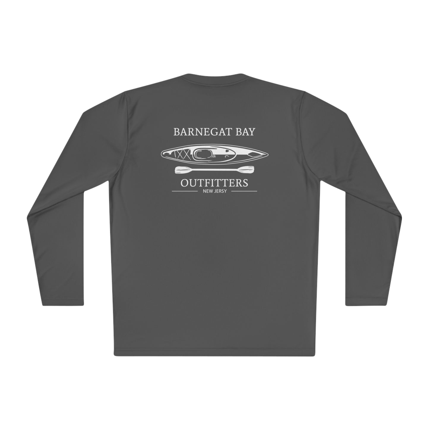 UPF40+ Kayak White Logo Unisex Performance Long Sleeve Tee