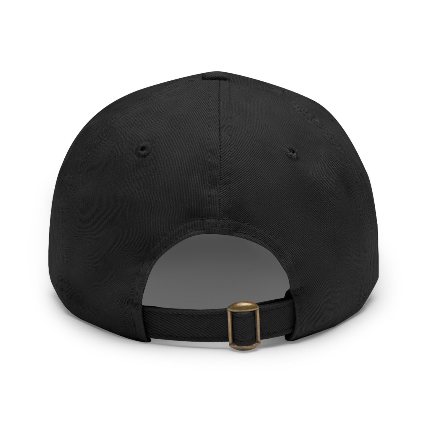 Compass Round Logo Leather Patch Hat