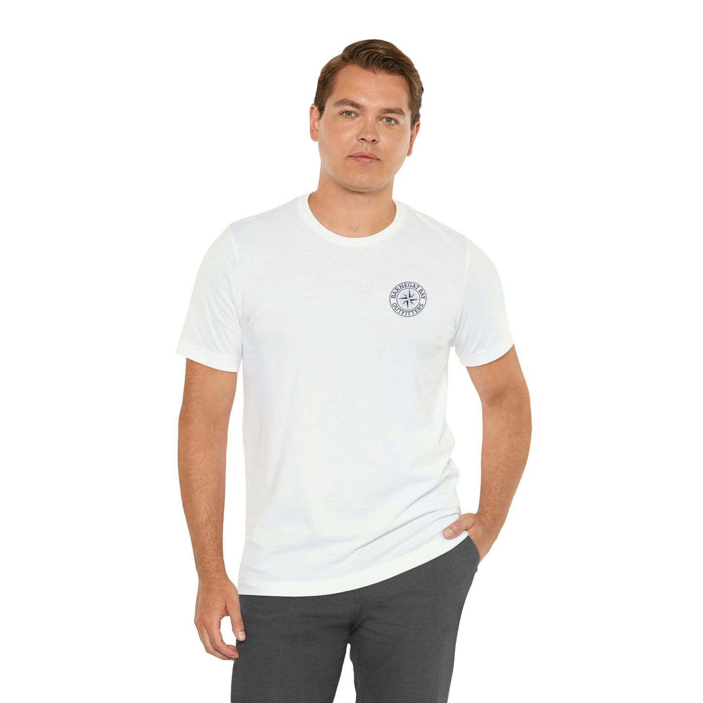 Barnegat Bay Map Soft Cotton T-Shirt