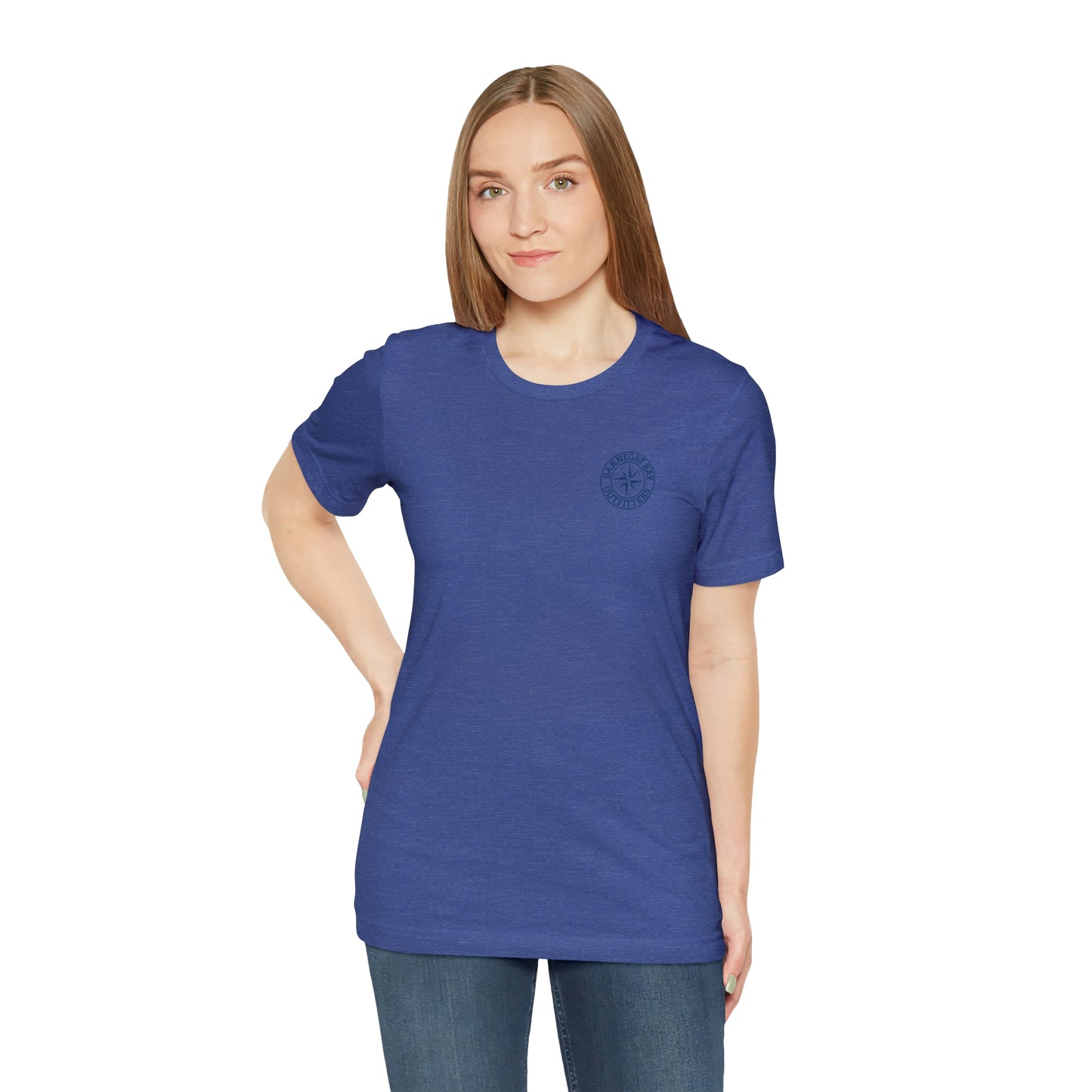 Barnegat Bay Map Soft Cotton T-Shirt