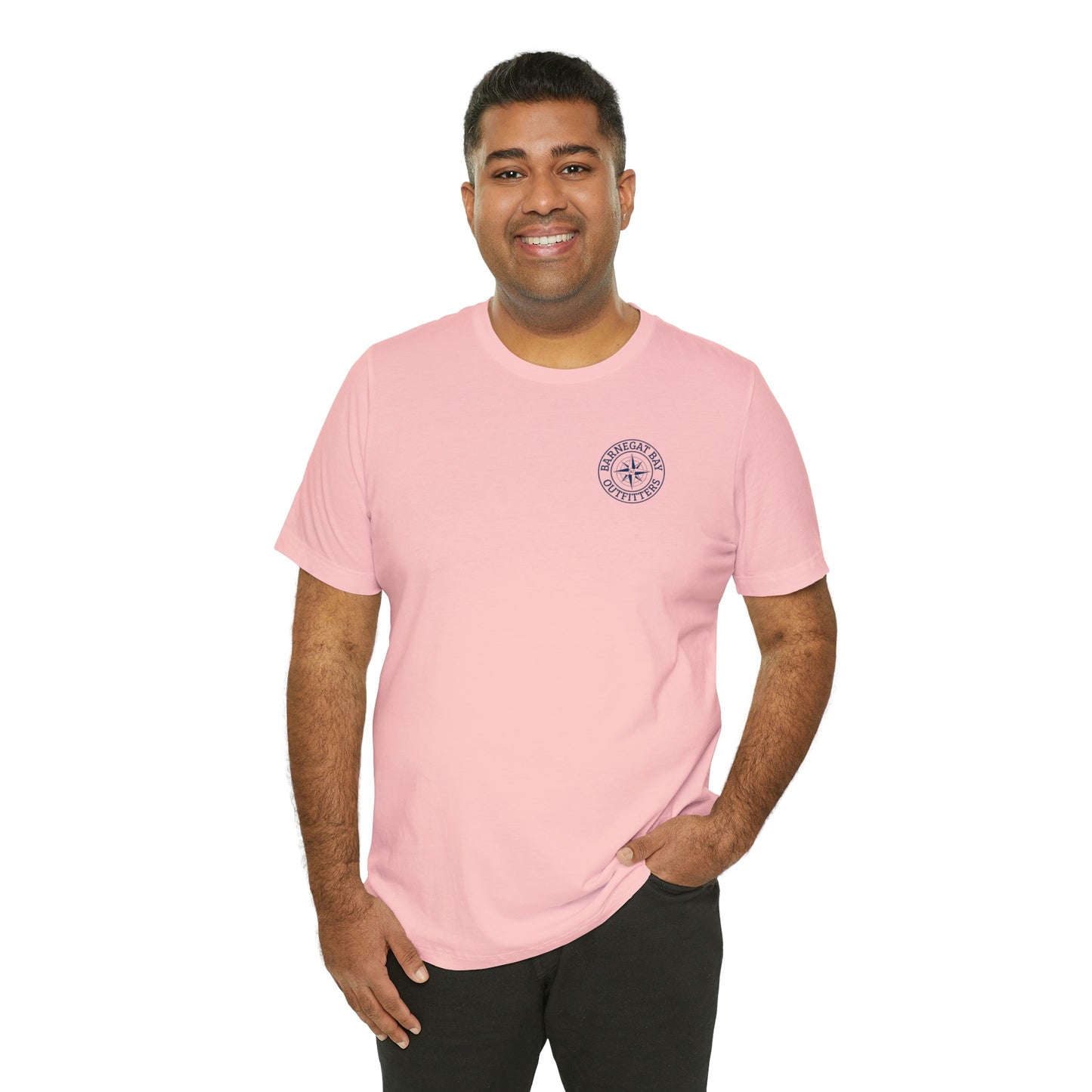 Barnegat Bay Map Soft Cotton T-Shirt