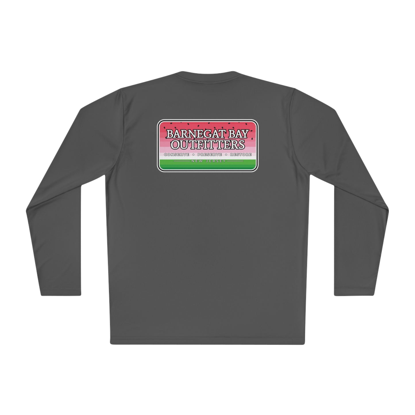 UPF40+ Watermelon Logo Unisex Performance Long Sleeve Tee