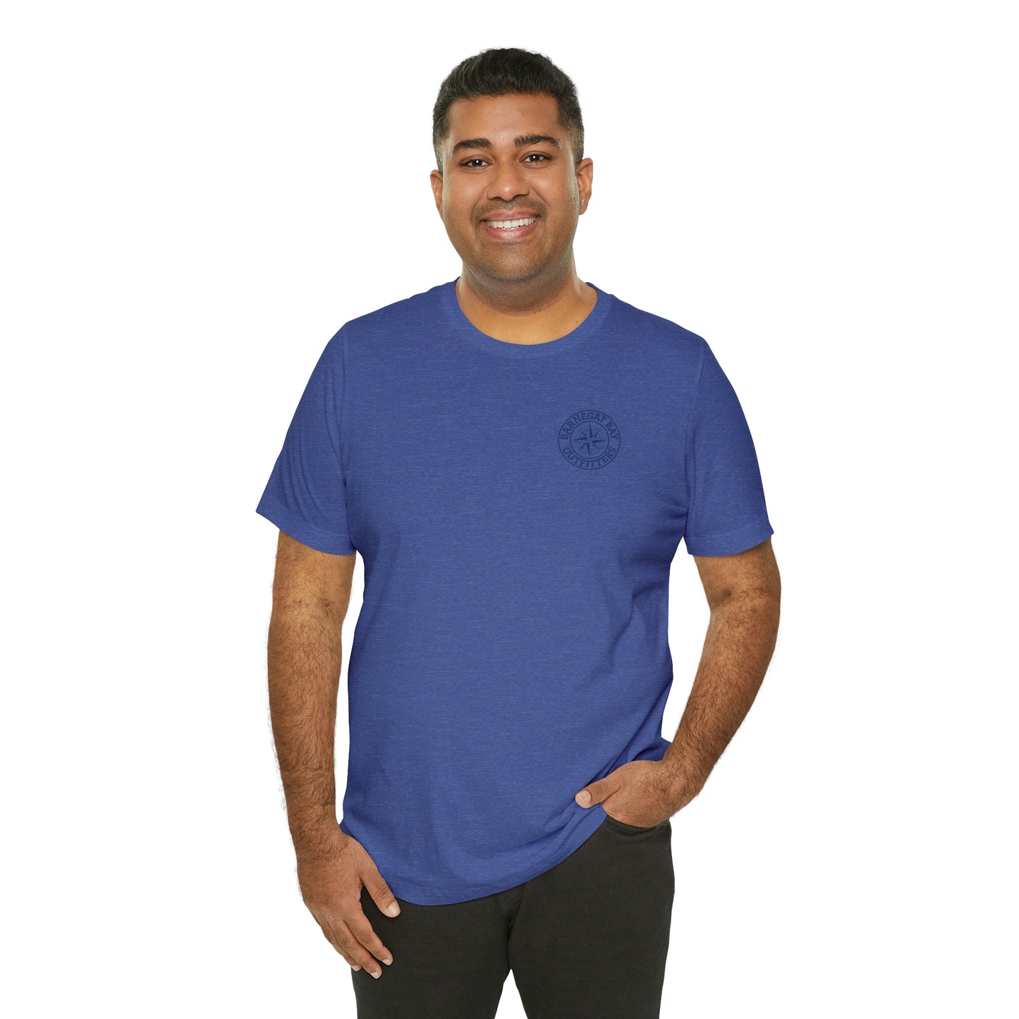 Barnegat Bay Map Soft Cotton T-Shirt