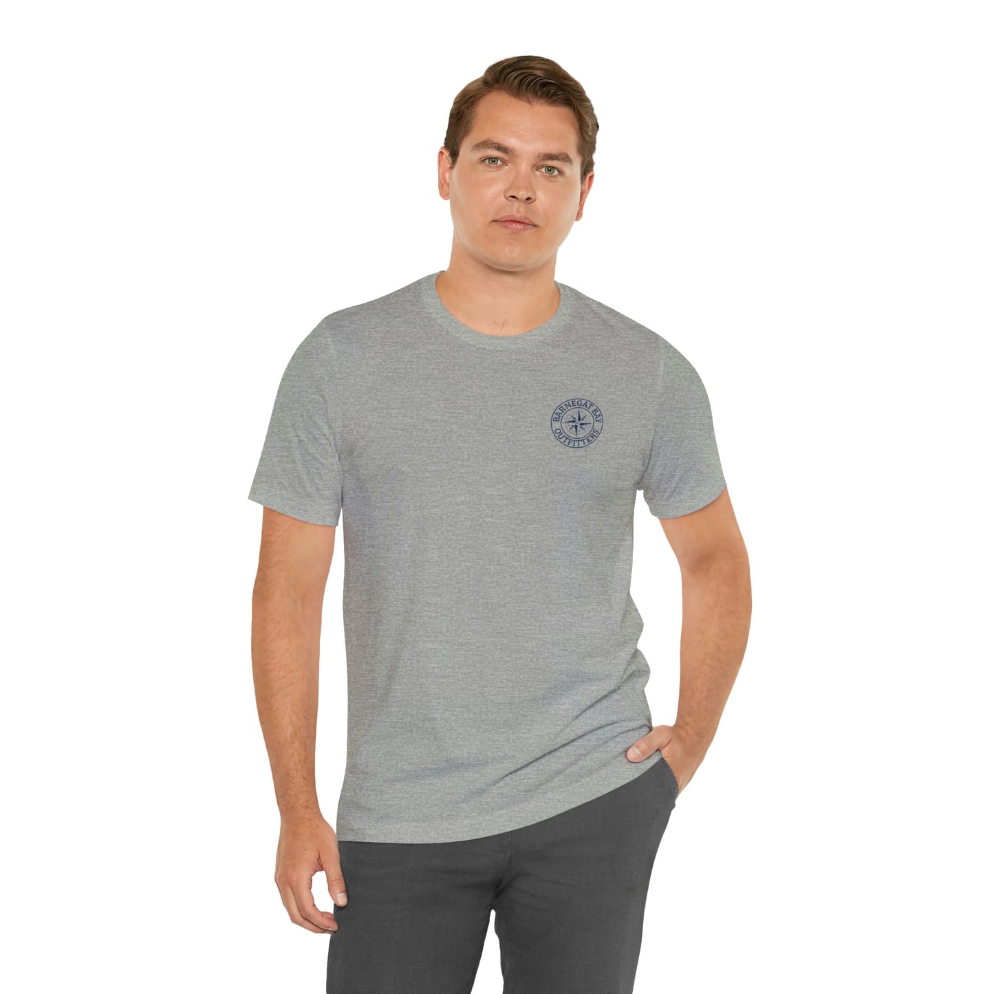 Barnegat Bay Map Soft Cotton T-Shirt