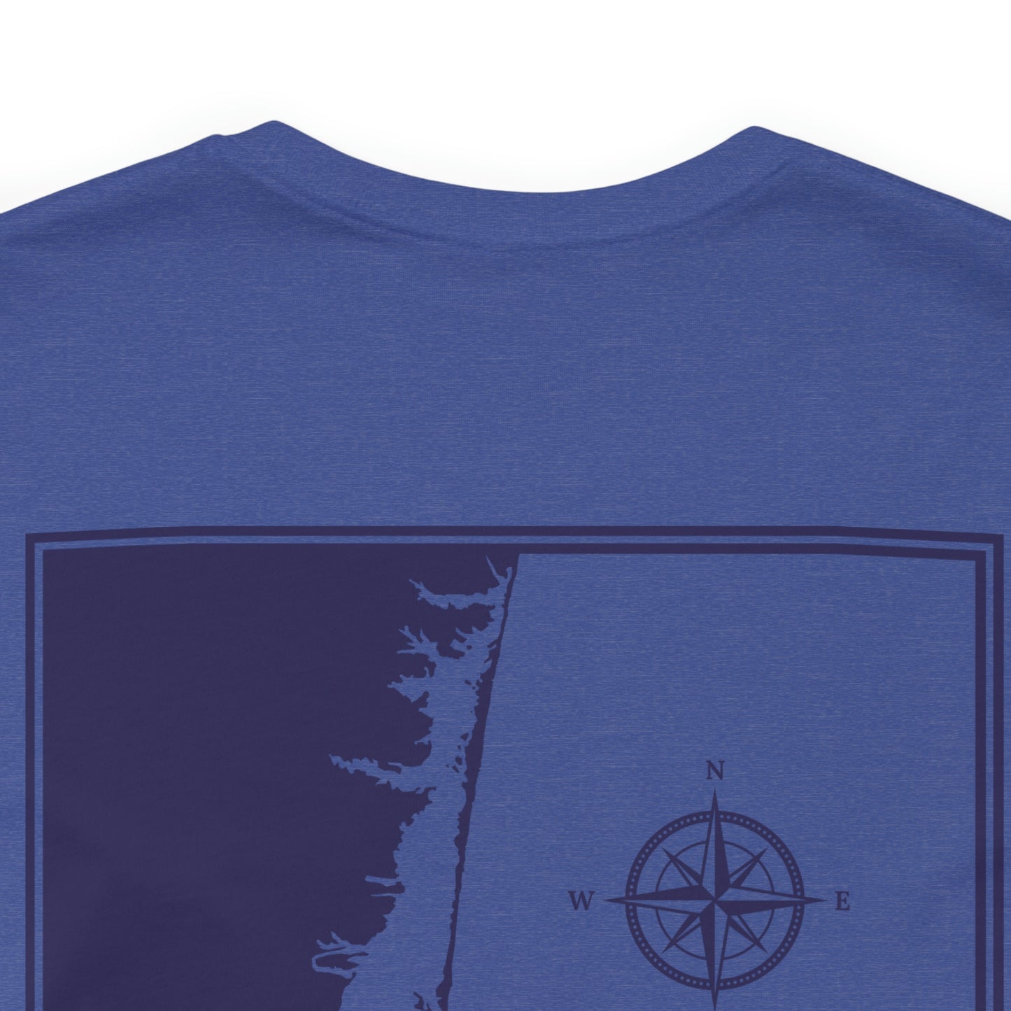 Barnegat Bay Map Soft Cotton T-Shirt