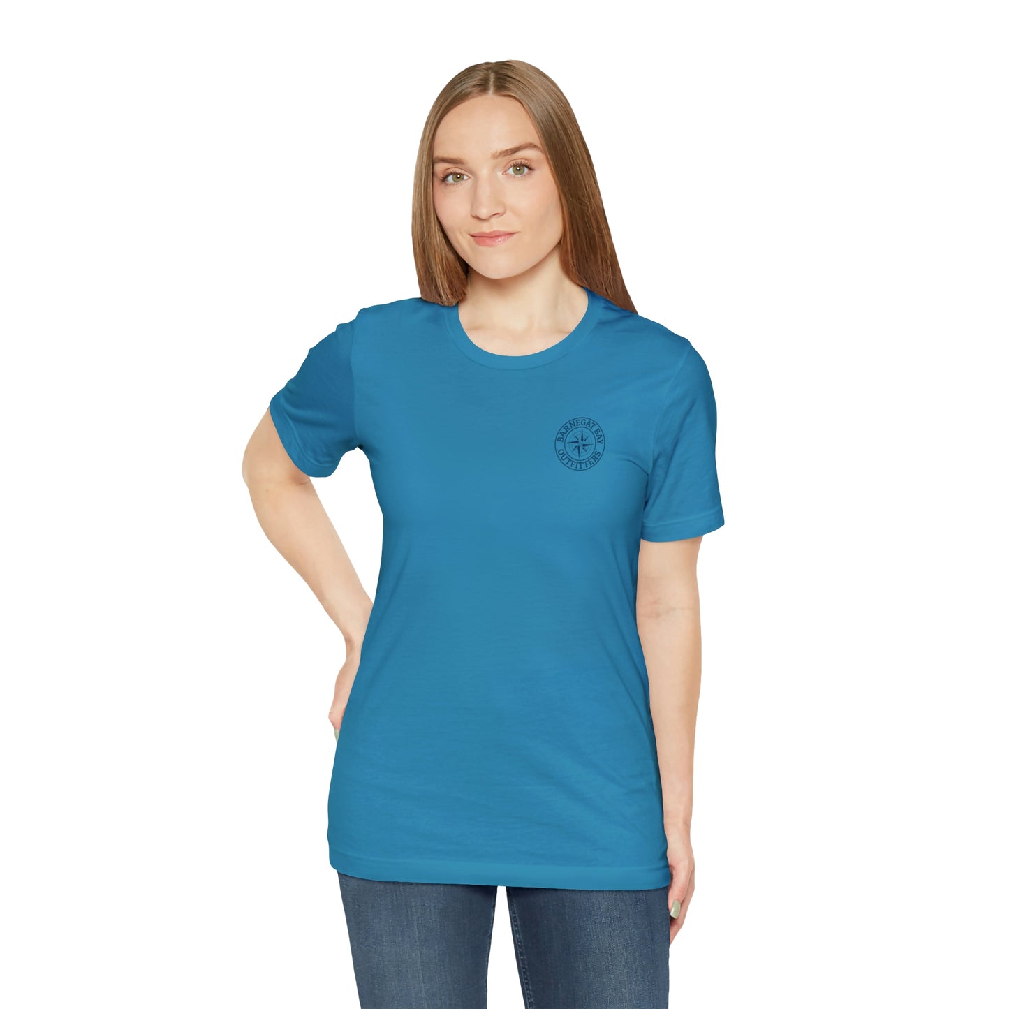 Barnegat Bay Map Soft Cotton T-Shirt