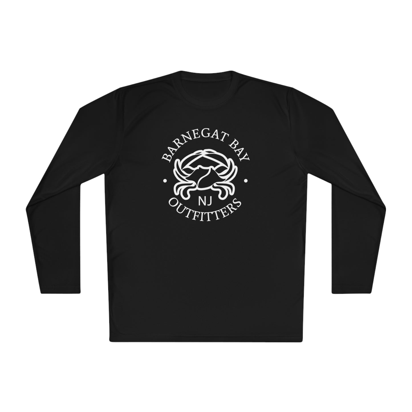 UPF40+ Crab Front Logo Unisex Performance Long Sleeve Tee