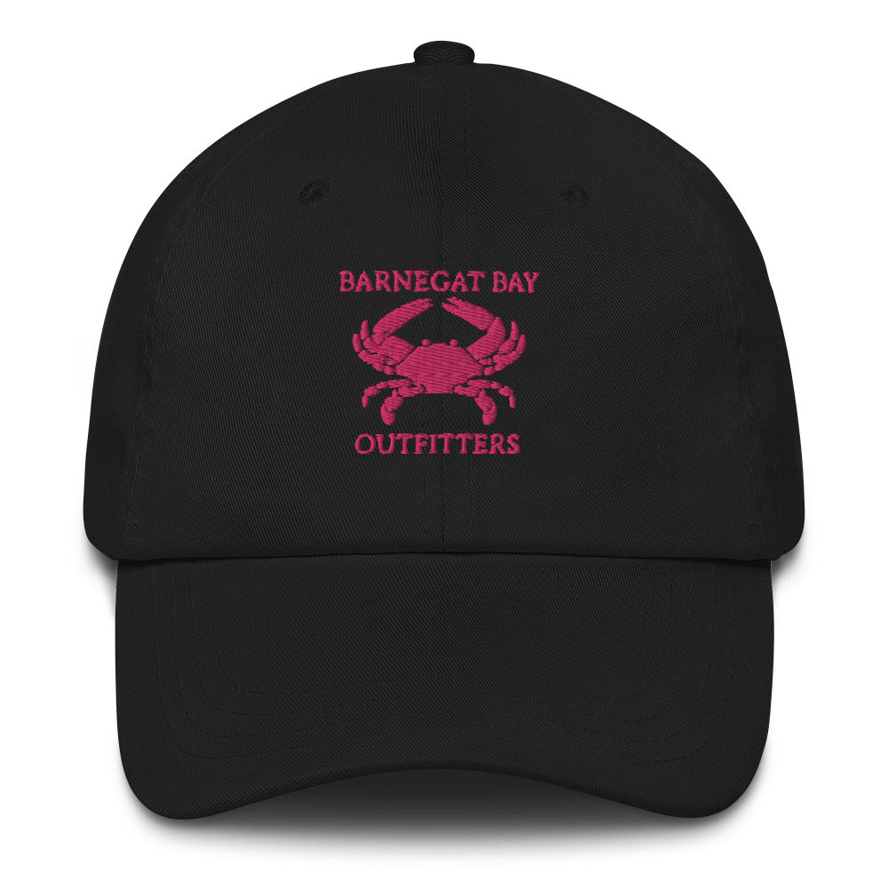 Barnegat Bay Outfitters Crab Hat -- Flamingo Embroidery