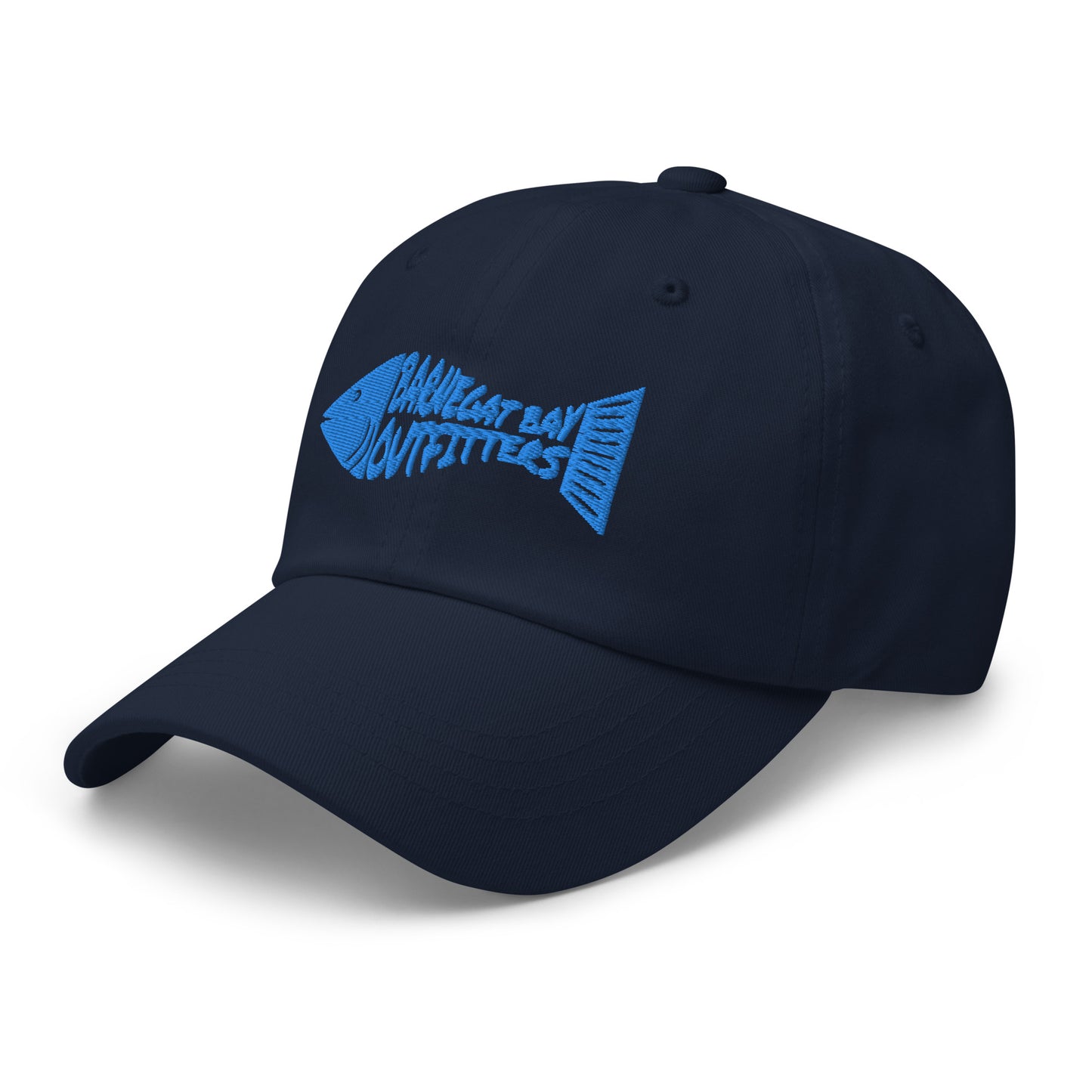 Barnegat Bay Outfitters Fish Logo Embroidered Hat