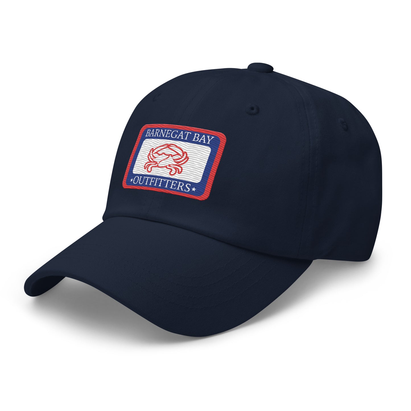 Barnegat Bay Outfitters Red, White and Blue Embroidered Crab Hat