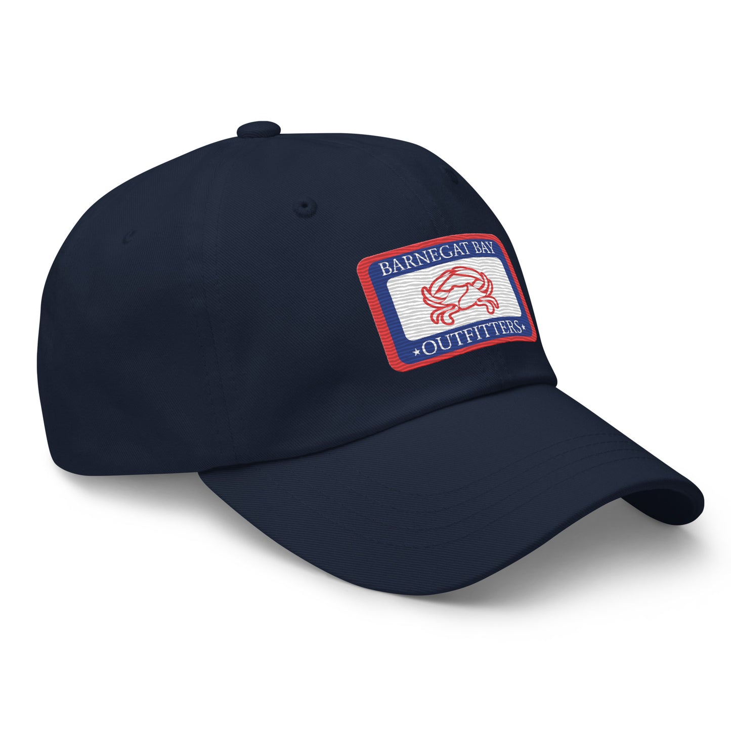 Barnegat Bay Outfitters Red, White and Blue Embroidered Crab Hat