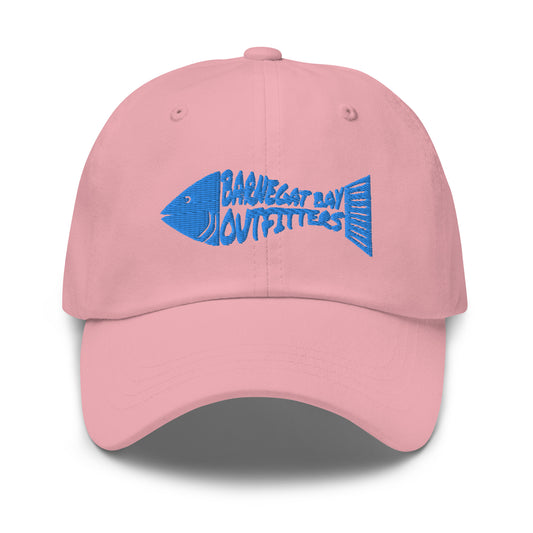 Barnegat Bay Outfitters Fish Logo Embroidered Hat