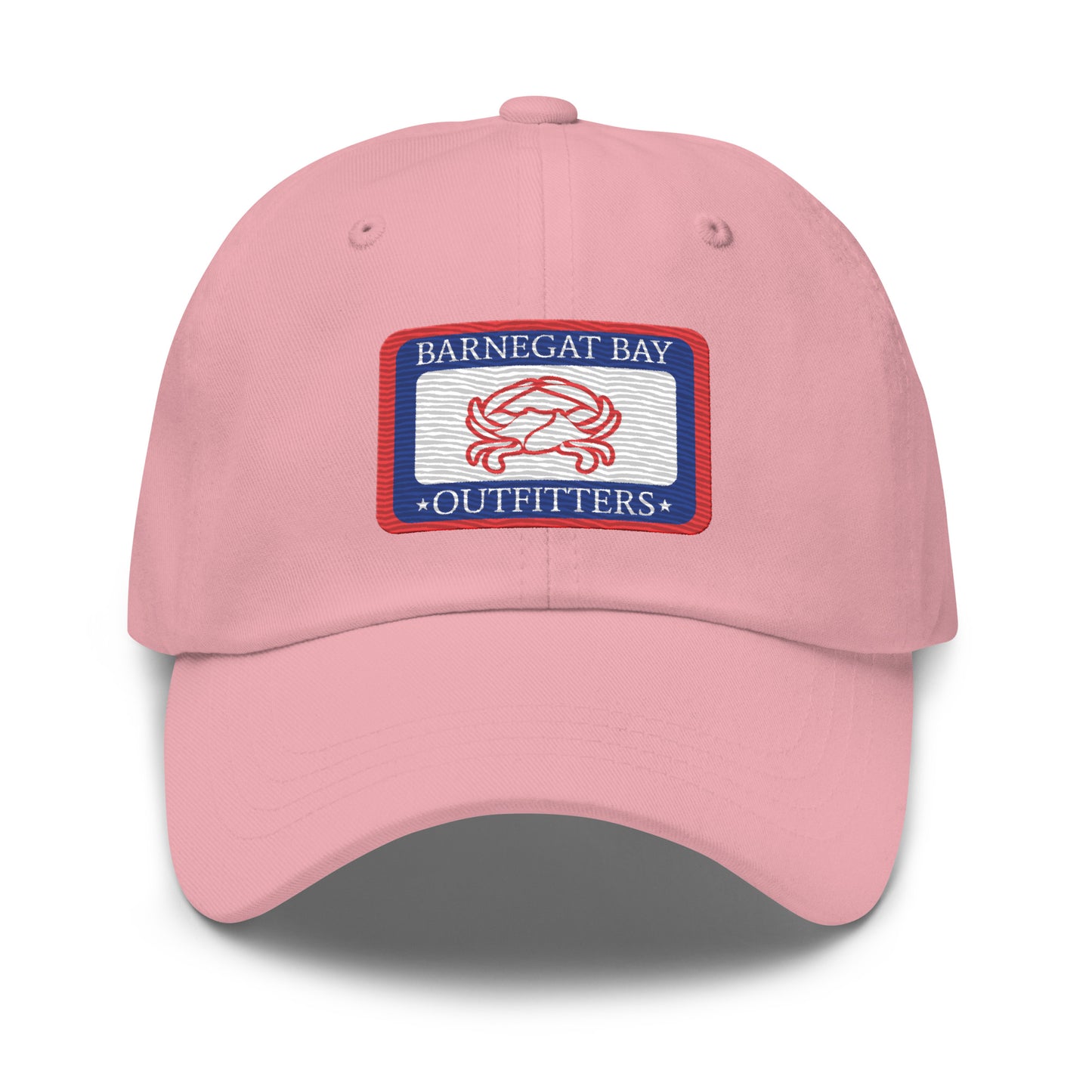 Maryland Crab Embroidered Baseball Cap (Pink)