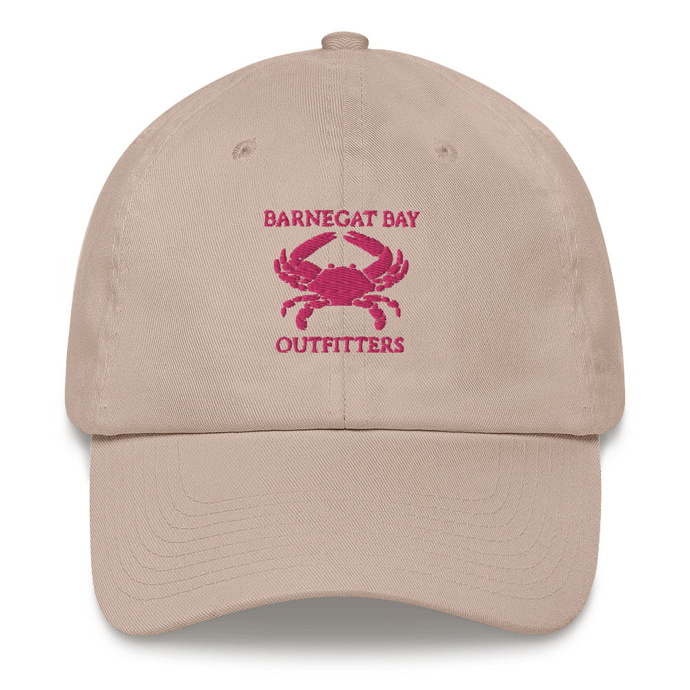 Barnegat Bay Outfitters Crab Hat -- Flamingo Embroidery