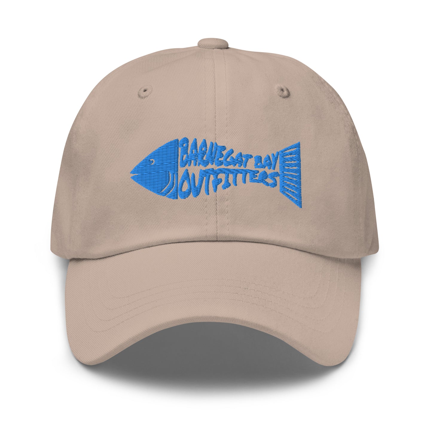 Barnegat Bay Outfitters Fish Logo Embroidered Hat