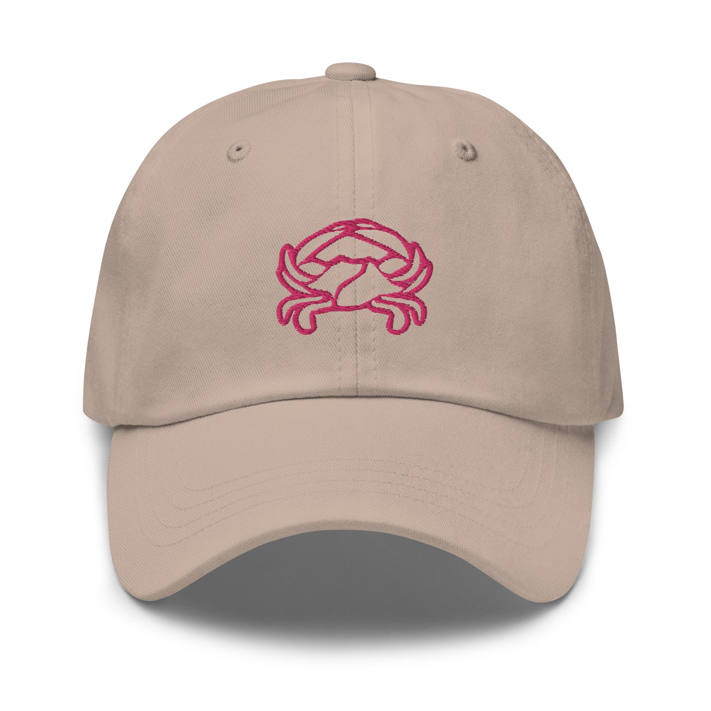 Barnegat Bay Outfitters Crab Logo Embroidered Hat Flamingo