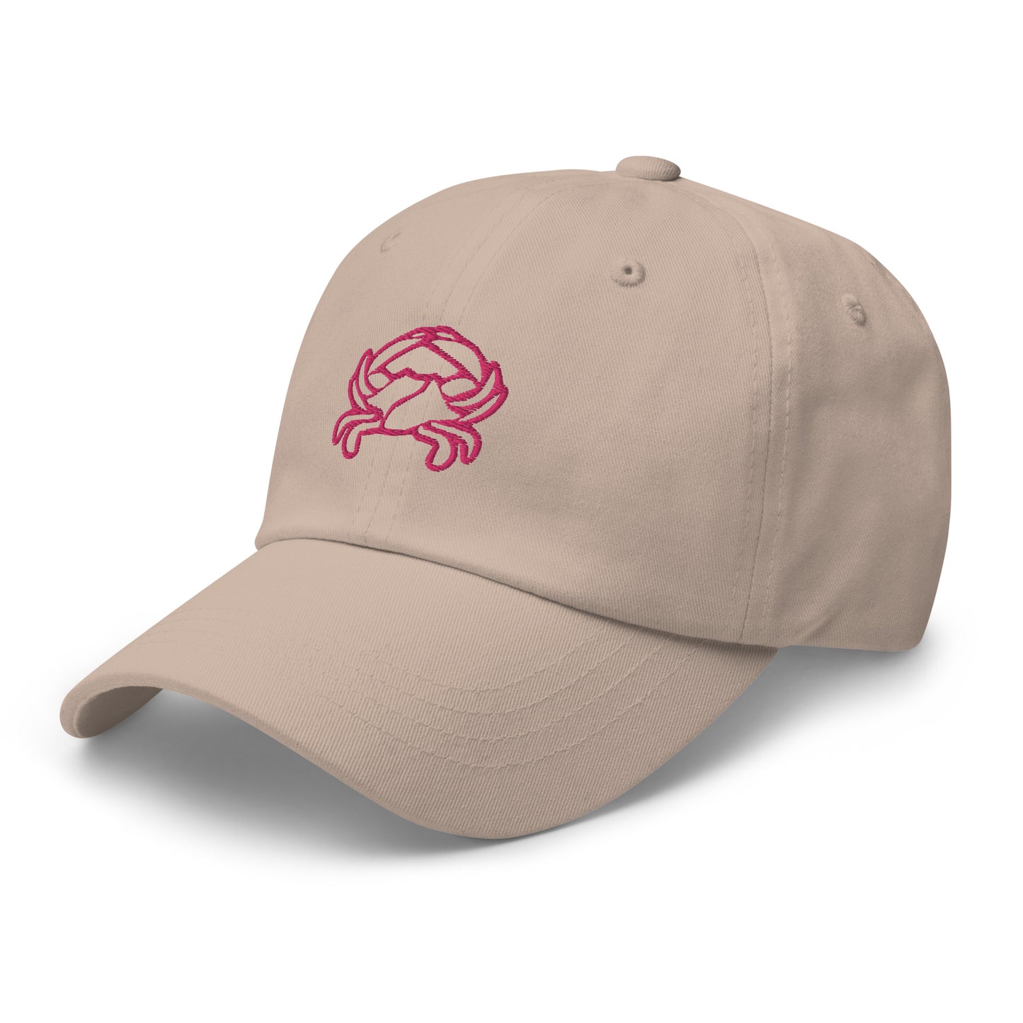 Barnegat Bay Outfitters Crab Logo Embroidered Hat Flamingo