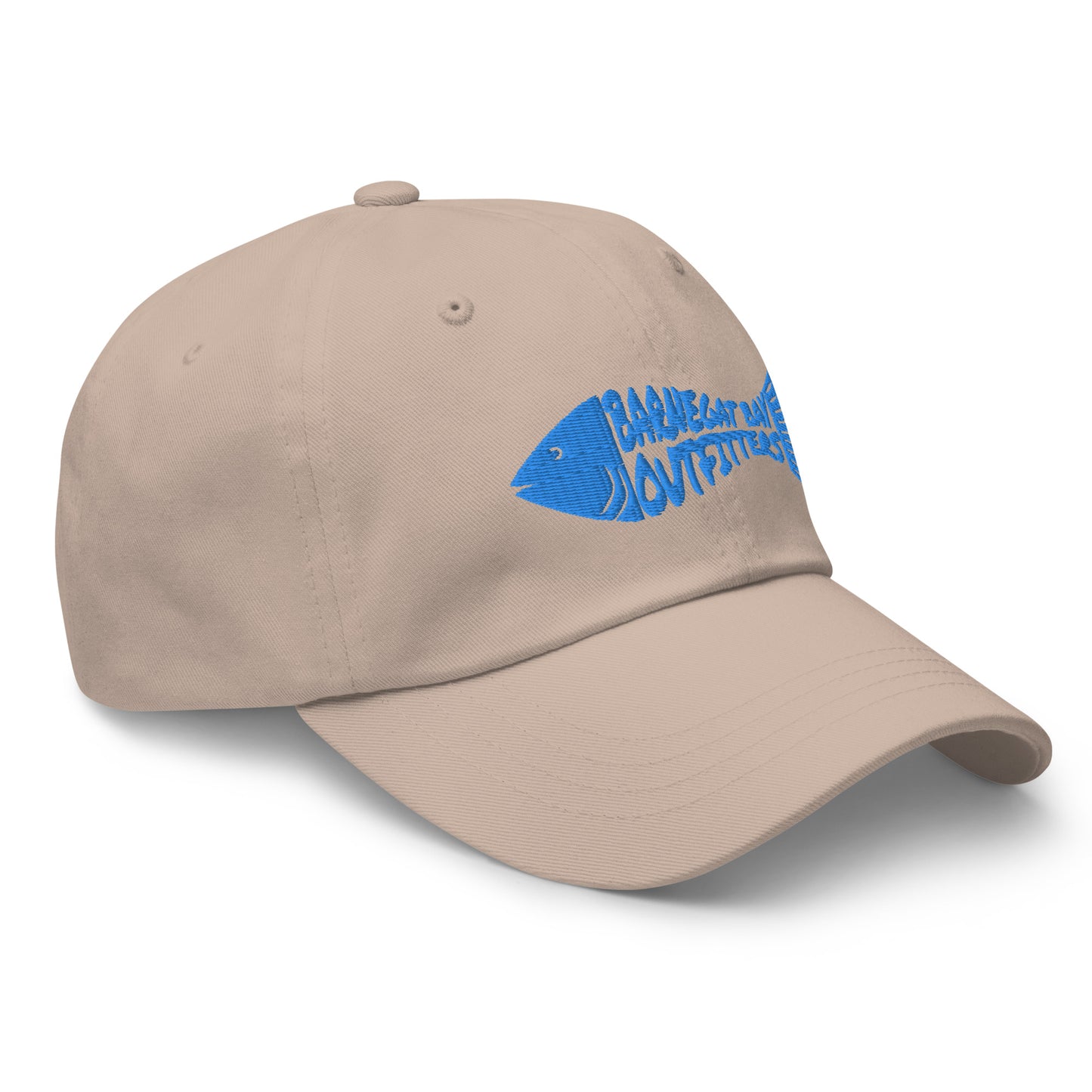 Barnegat Bay Outfitters Fish Logo Embroidered Hat