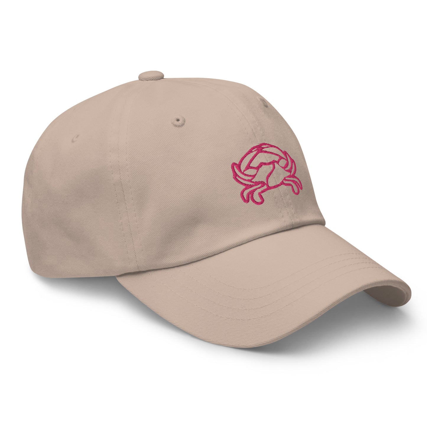 Barnegat Bay Outfitters Crab Logo Embroidered Hat Flamingo