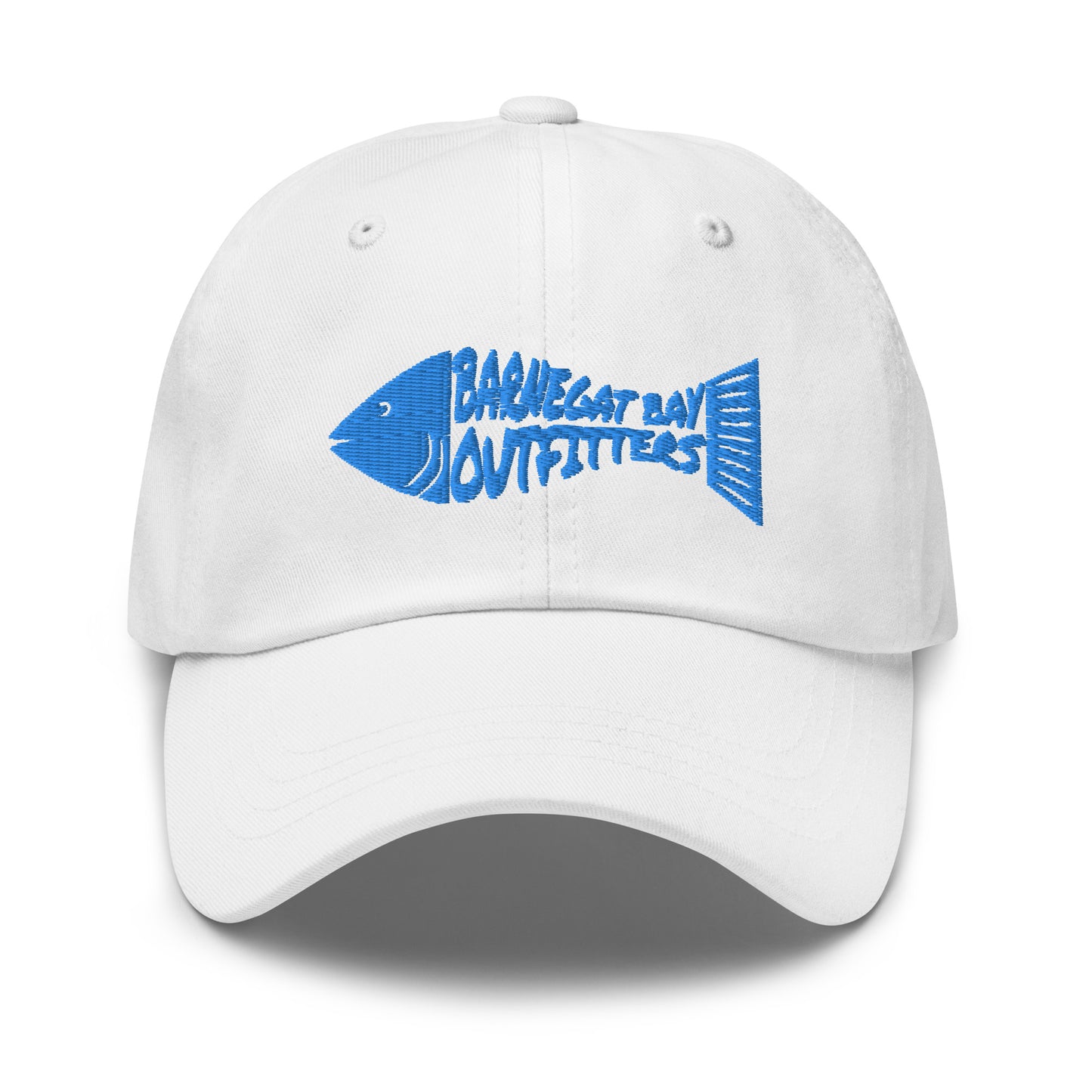 Barnegat Bay Outfitters Fish Logo Embroidered Hat