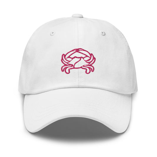 Barnegat Bay Outfitters Crab Logo Embroidered Hat Flamingo