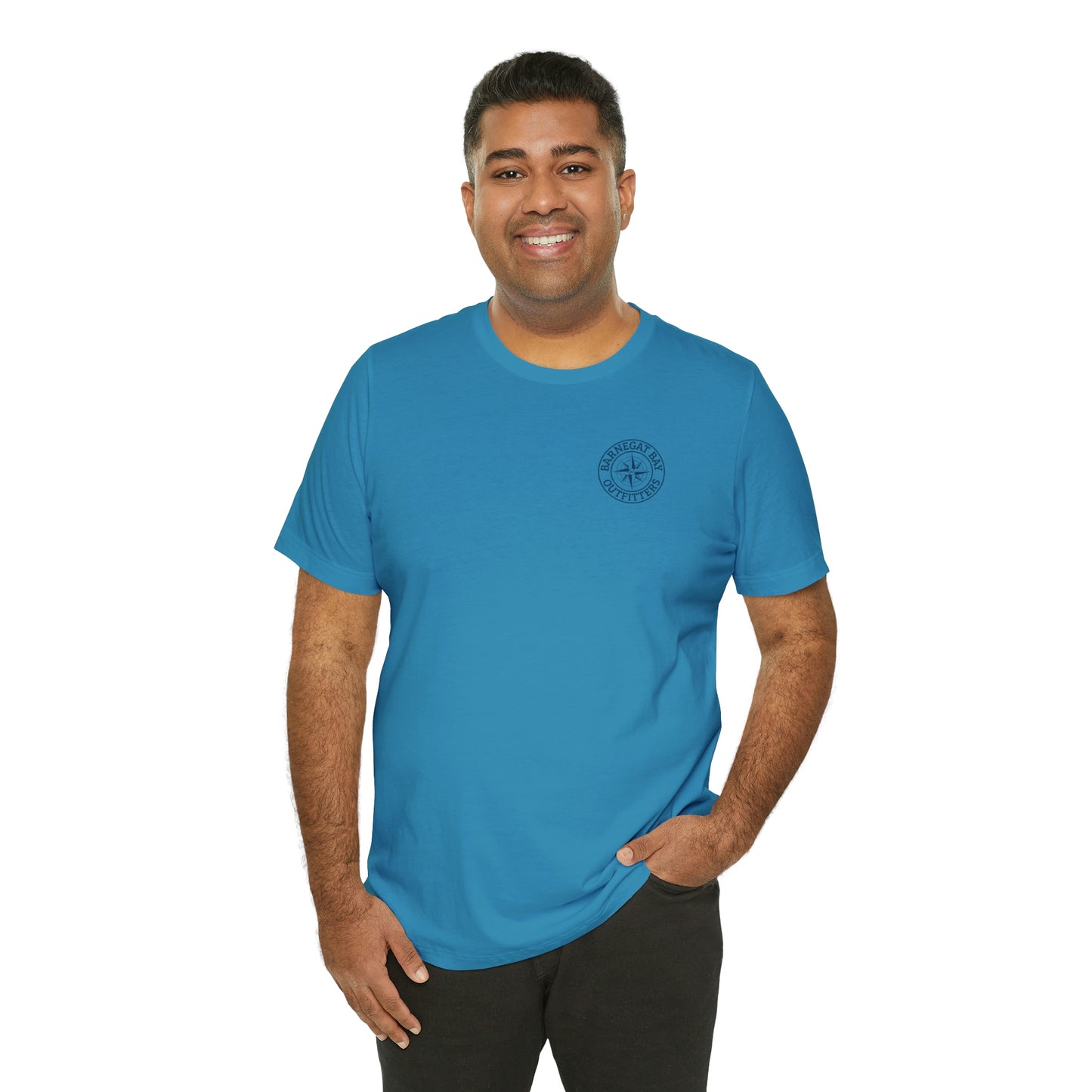 Barnegat Bay Map Soft Cotton T-Shirt