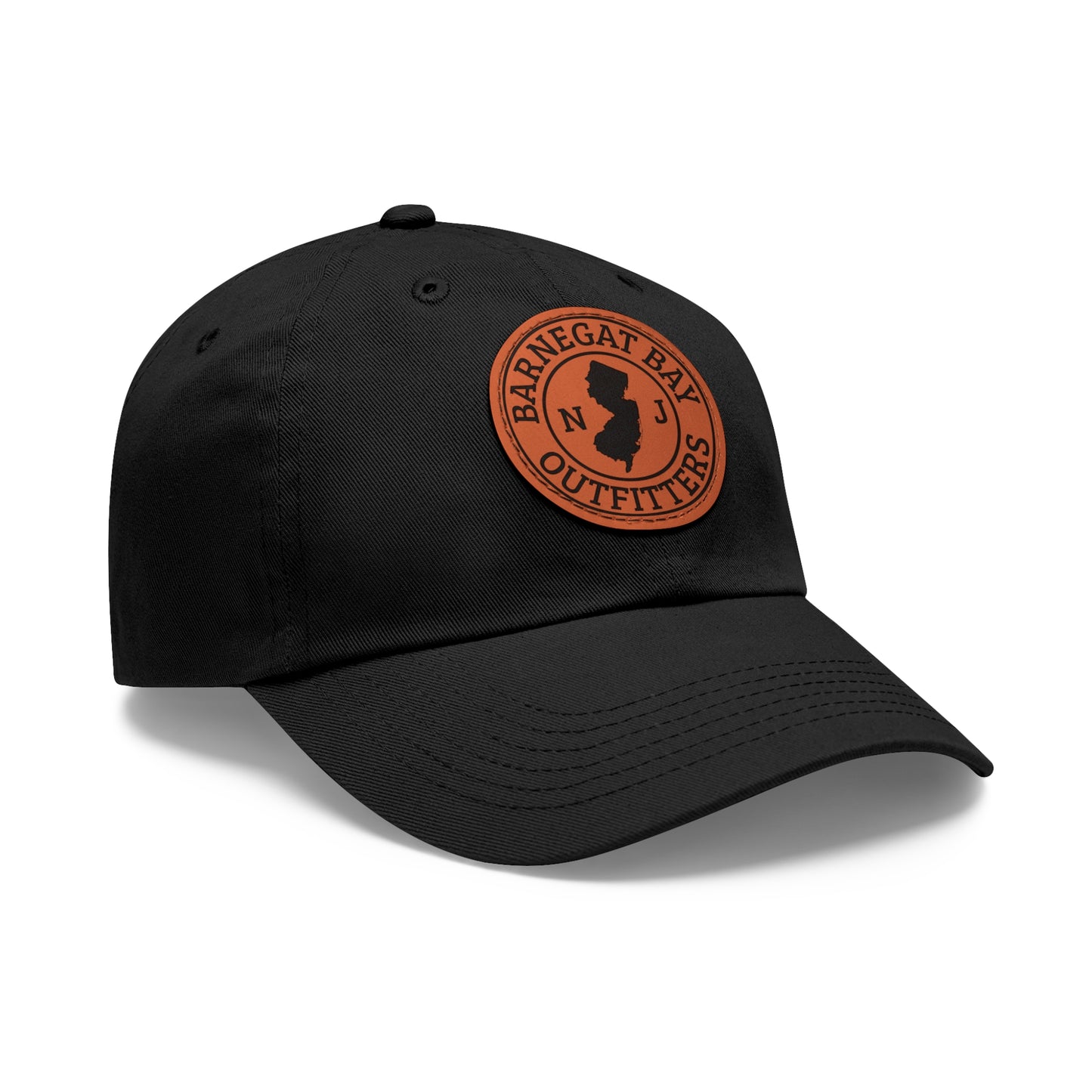 Barnegat Bay Outfitters Round Leather Patch Hat