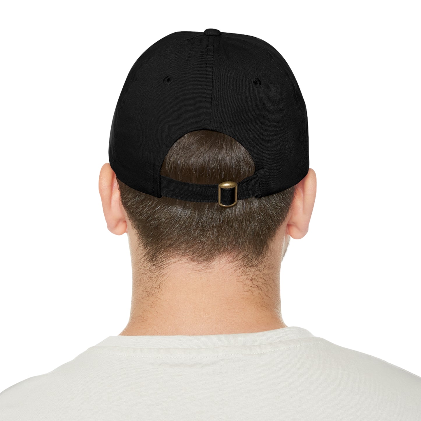 Compass Round Logo Leather Patch Hat