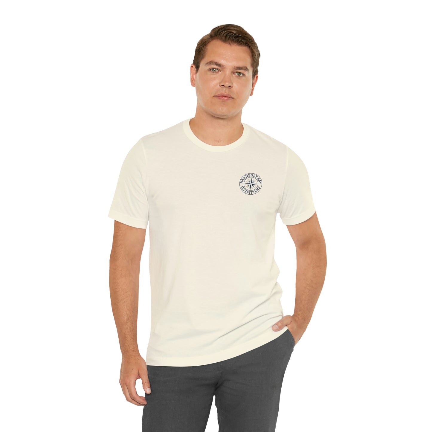 Barnegat Bay Map Soft Cotton T-Shirt