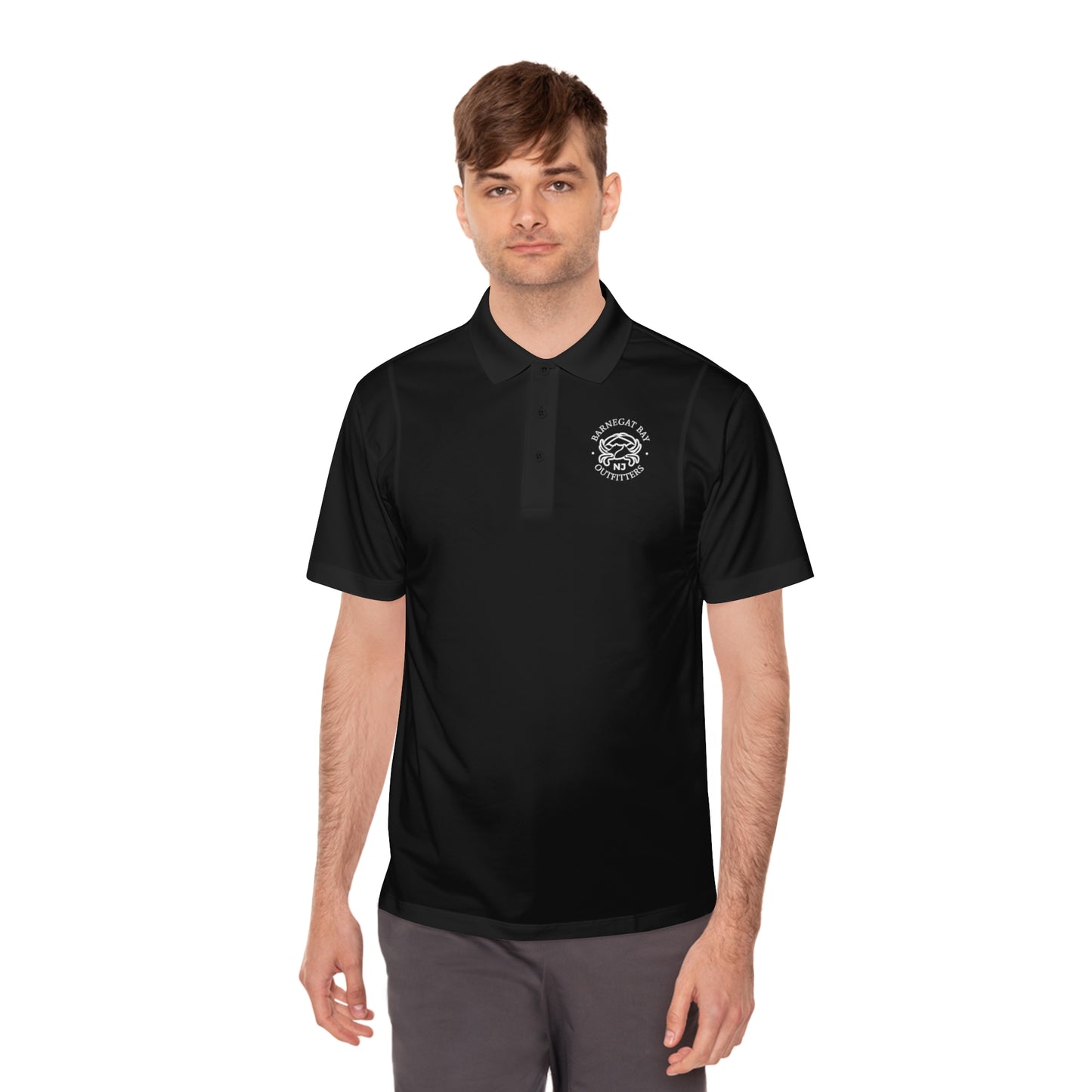 Crab NJ Logo Sport Polo Shirt