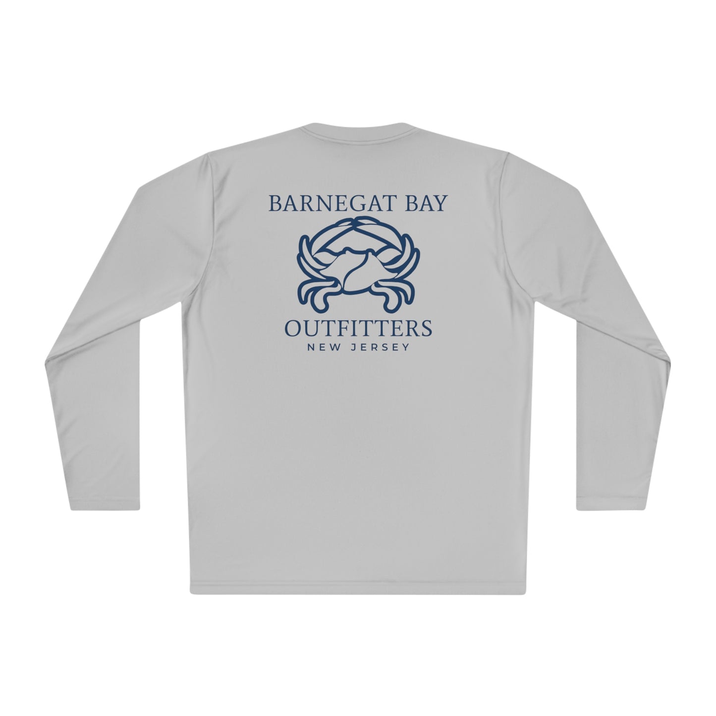 UPF40+ Barnegat Bay Crab Logo Unisex Performance Long Sleeve Tee