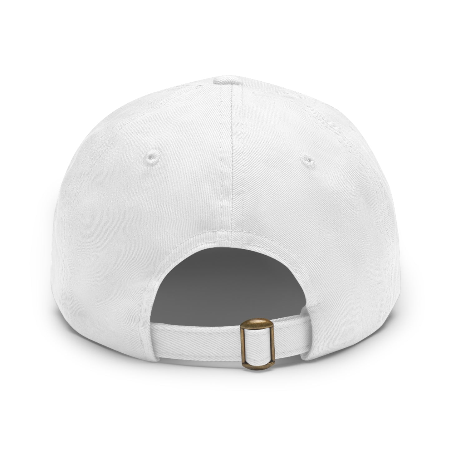 Barnegat Bay Outfitters Round White Crab Logo Leather Patch Hat