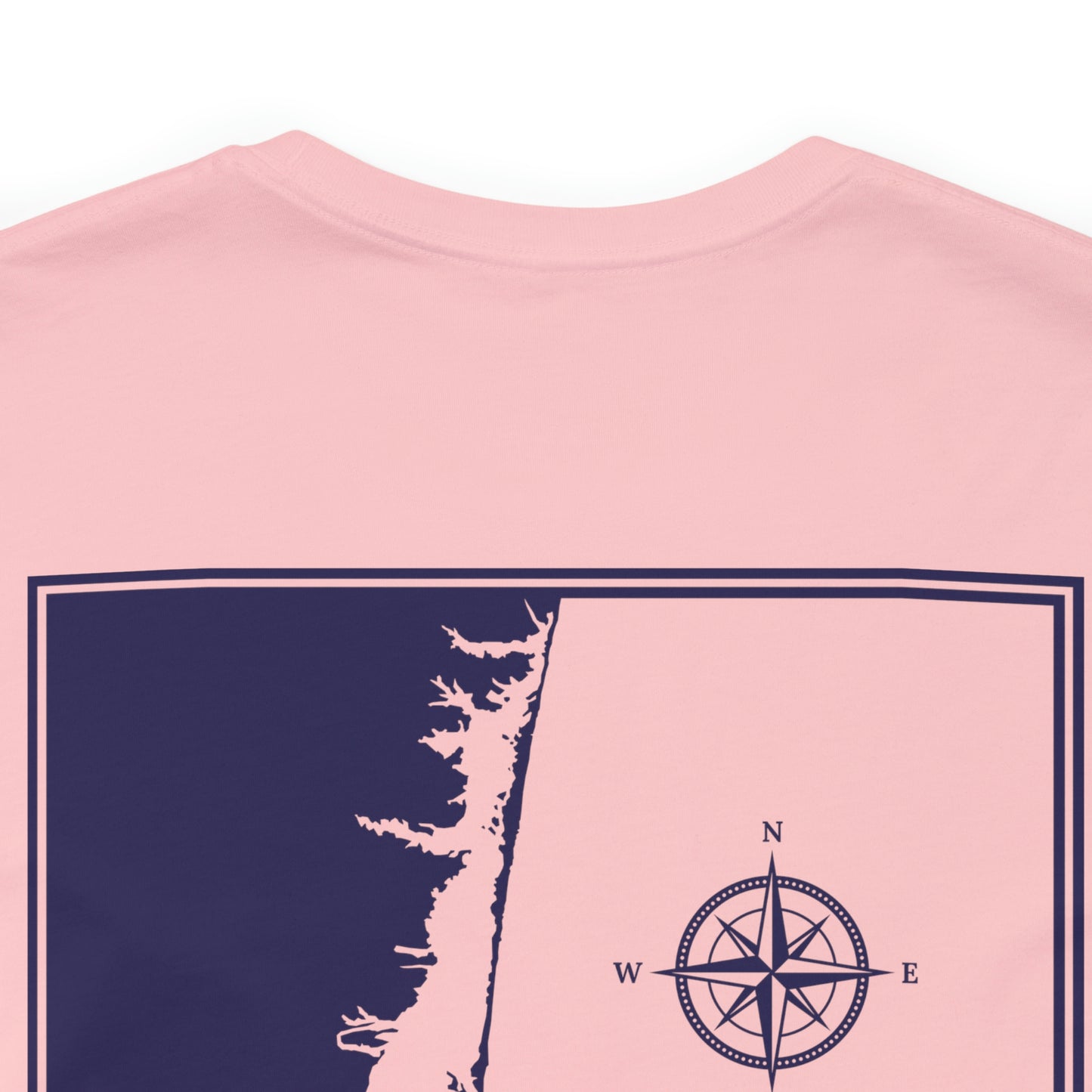 Barnegat Bay Map Soft Cotton T-Shirt