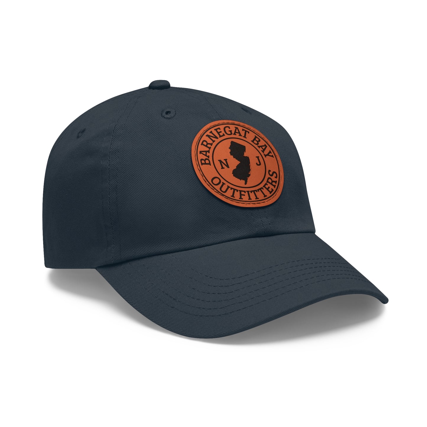 Barnegat Bay Outfitters Round Leather Patch Hat