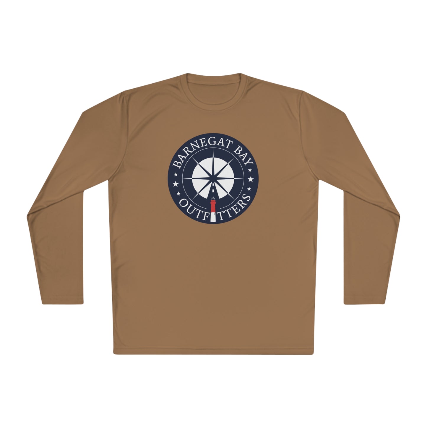 UPF40+ Lighthouse Front Logo Unisex Performance Long Sleeve Tee