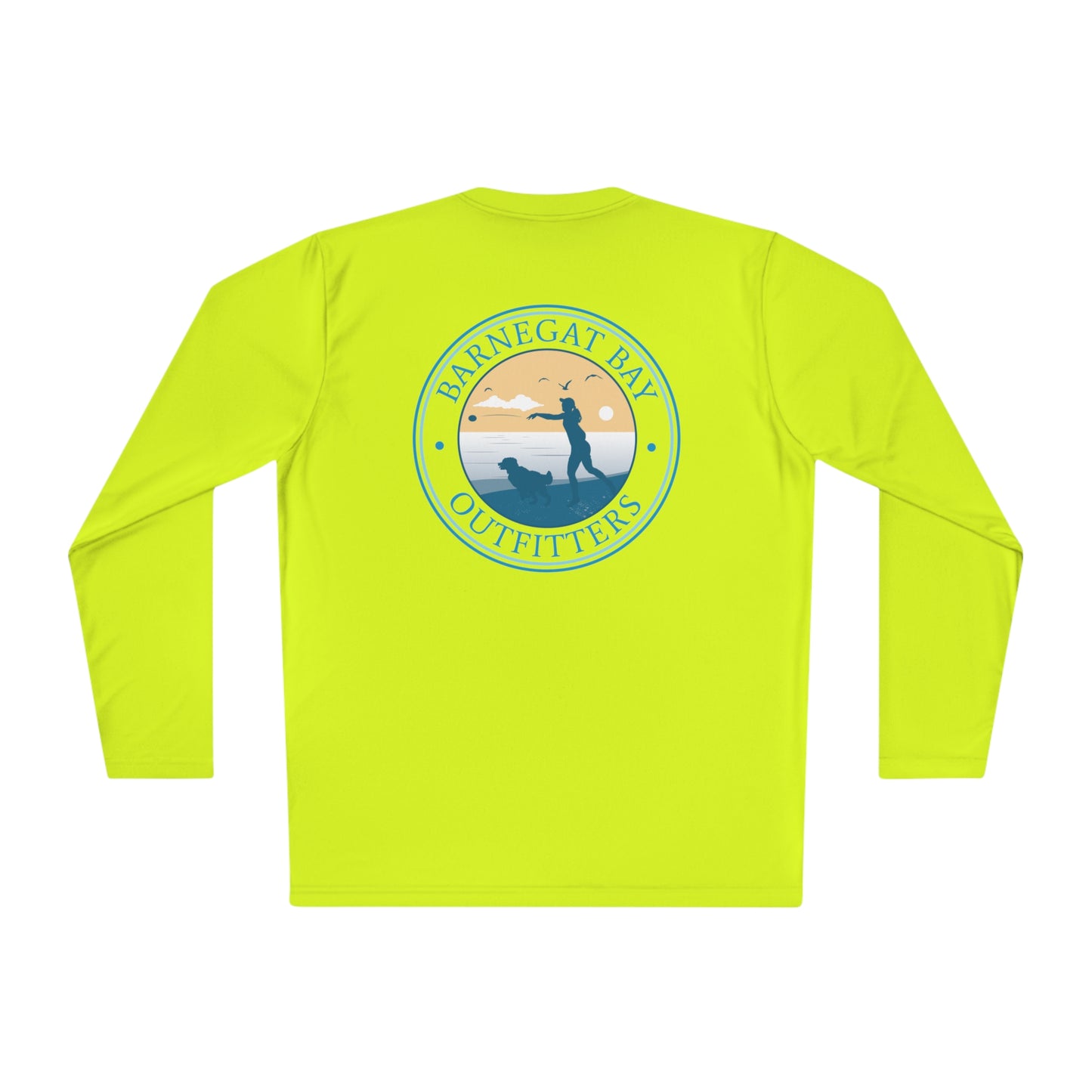 UPF40+ Fetch Scene Logo Unisex Performance Long Sleeve Tee