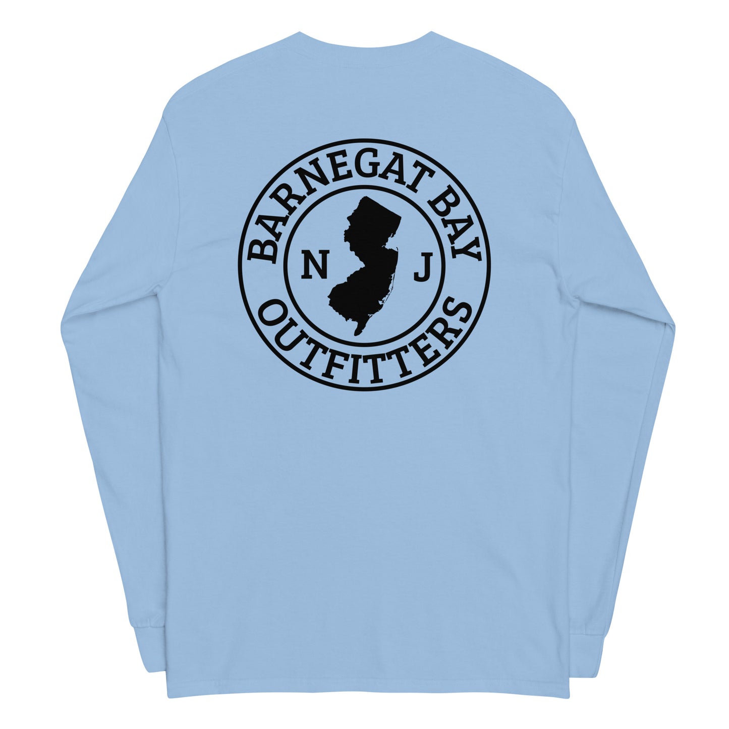 Barnegat Bay Outfitters NJ Circle Logo Men’s Long Sleeve Shirt