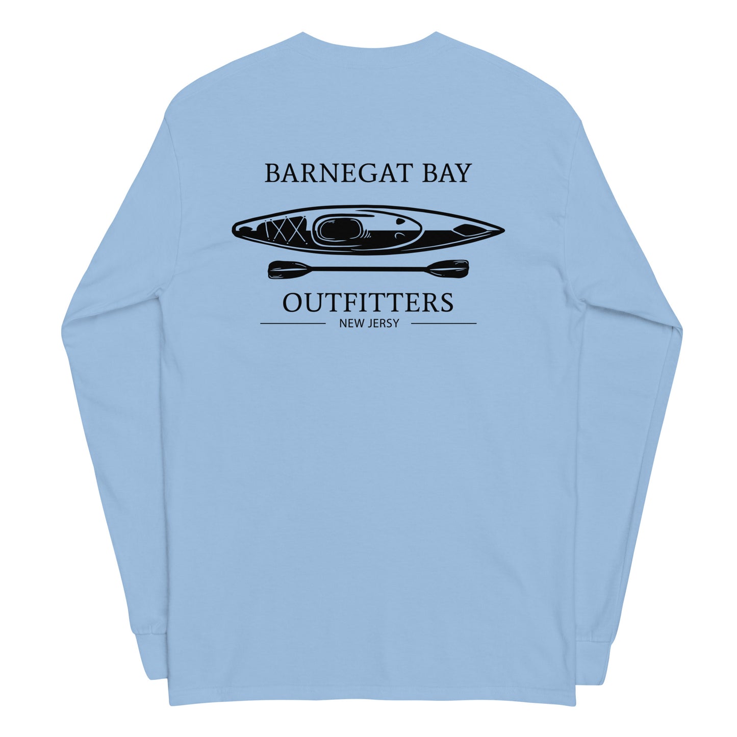 Barnegat Bay Outfitters Kayak Logo Men's LS Shirt